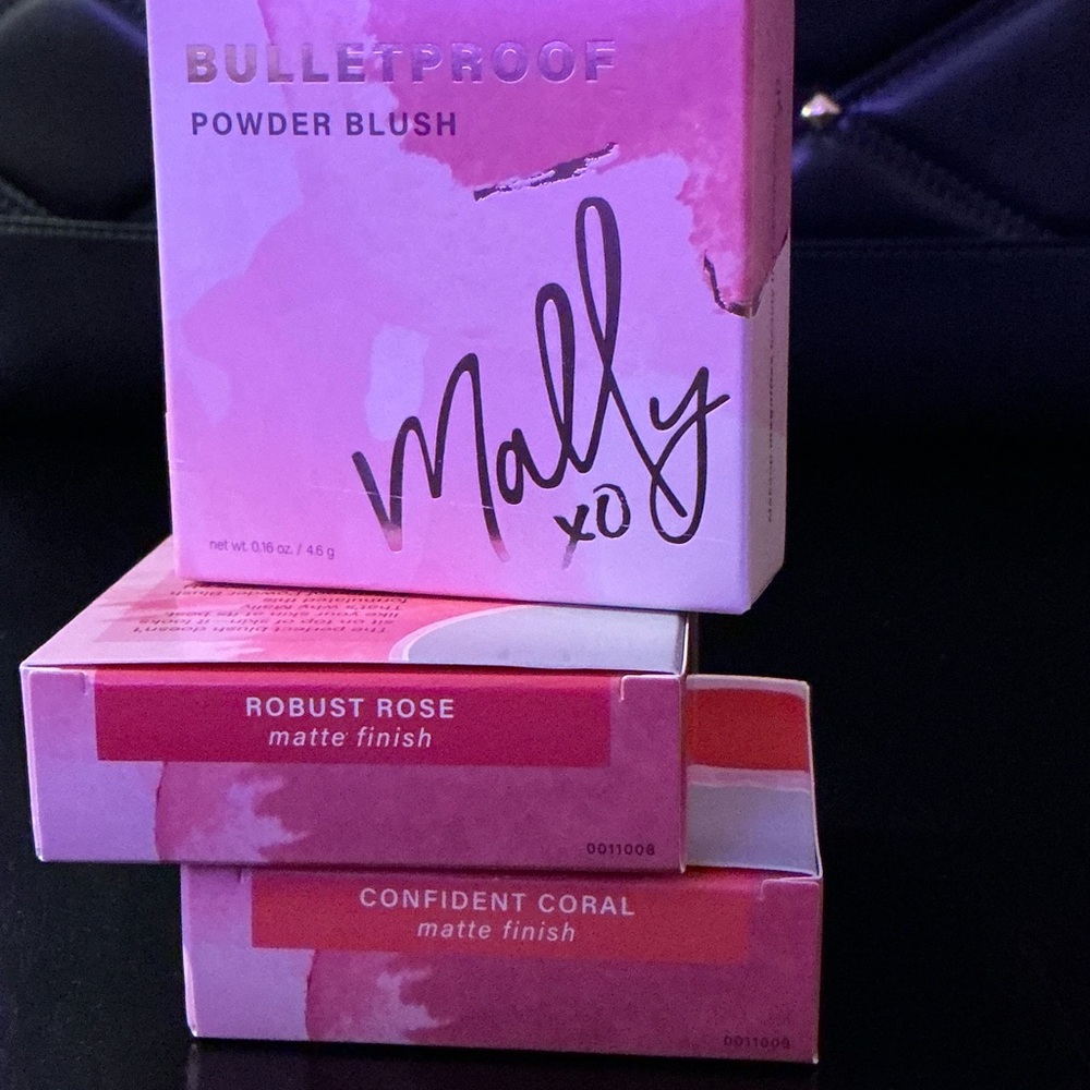 Brand New bundle of 3 ~ Mally Bulletproof Blushes